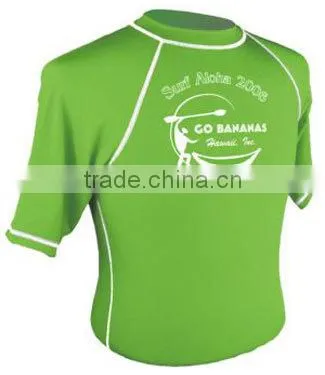 Wholesale Custom Sublimated Lycra Short Sleeve BJJ Rash Guard photo-4