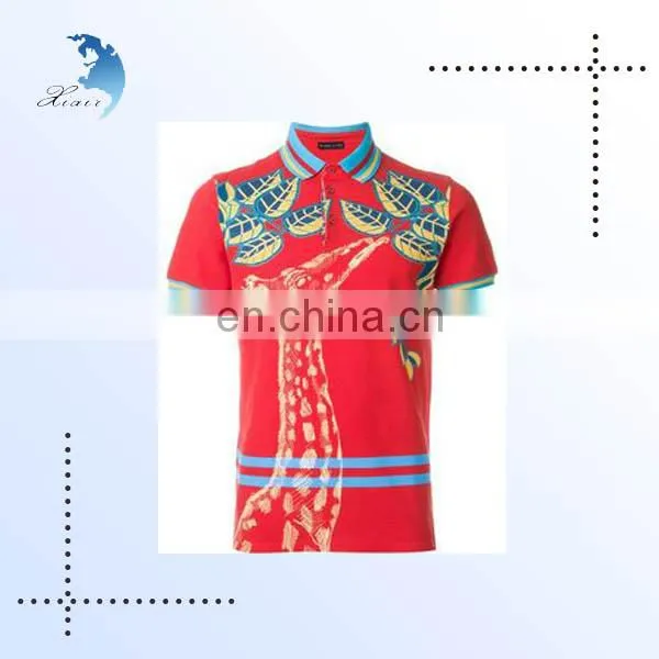 China Polo t Shirt Factory 2016 New Design 100%cotton Men Printing T-shirt Polo for Sale photo-2