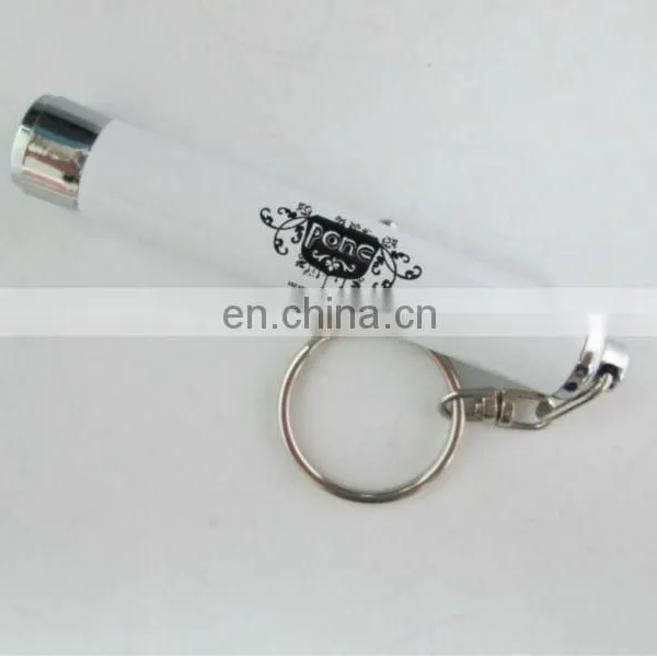 80*13mm Mini Flash Metal Projector Keychain Led Keychain Torch With Projector photo-5