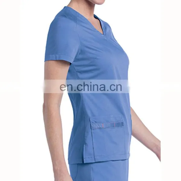 Made in China 100%Cotton Nurse Scrub Uniform Material photo-2