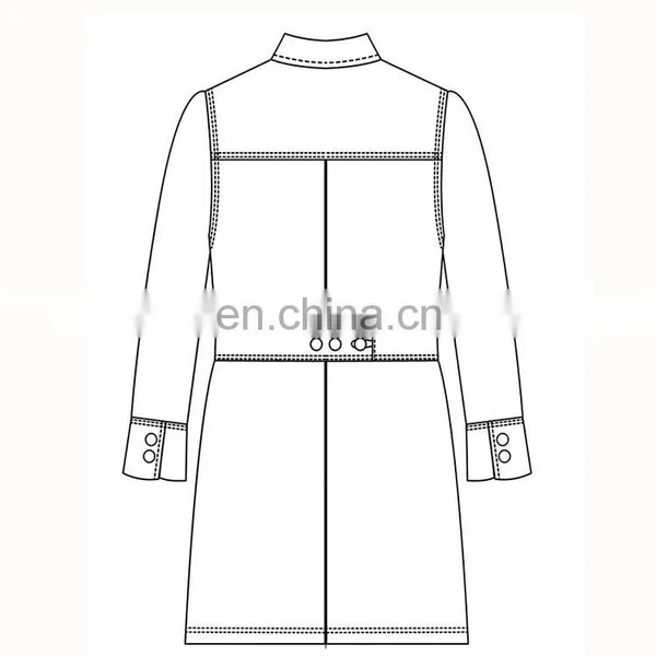 100%Cotton White Hospital Uniforms Doctor Lab Coat photo-3