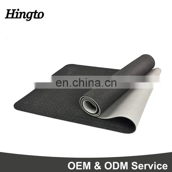 Guangdong Factory Custom Label Black Yoga Mat Manufacturer Direct Sale
