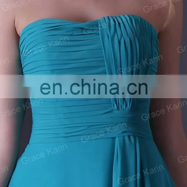 2015 Grace Karin New Women's Sexy Short Off-Shoulder Bridesmaid Dress CL3474 photo-5