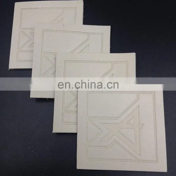 Custom Brown Jeans pu Label Embossed Leather Patch photo-6