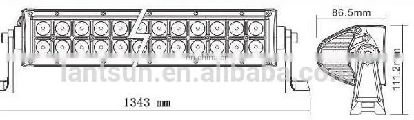 Wholesale Cheap Waterproof IP68 4x4 288W 50" Led Light Bar for Truck Car Offroad photo-3