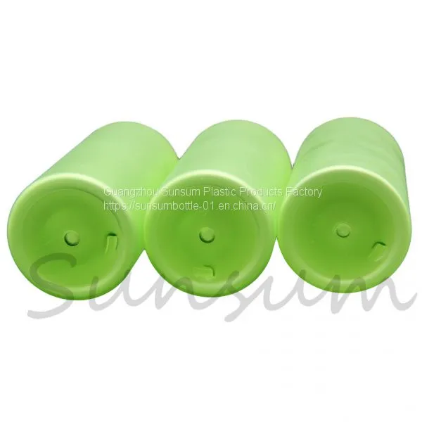 9oz 270ml Green Frosted PET Plastic Bottle With Golden Cap photo-3