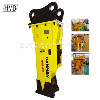 Excavators Silenced Type HMB1400 Hydraulic Hammer Earthmoving Breaker