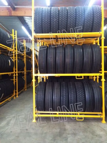 Warehouse Stacking Storage Truck Tyre Tire Rack photo-5