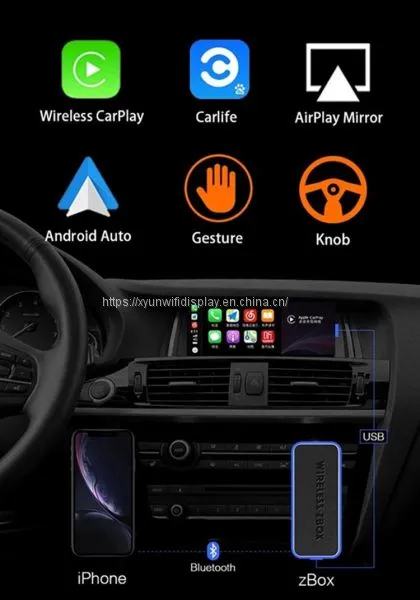 New Product Wireless Carplay Z-Box Android Auto Airplay Dongle Phone Link Gesture Recognition for Audi photo-4