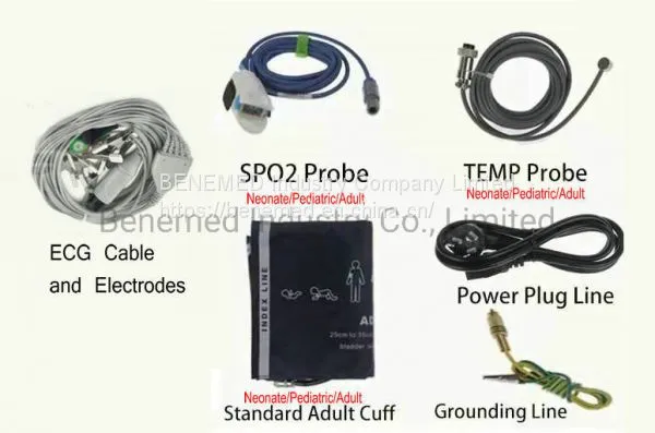 Patient Monitor With 12.1 Inch TFT Color Screen Benepm-12 photo-5