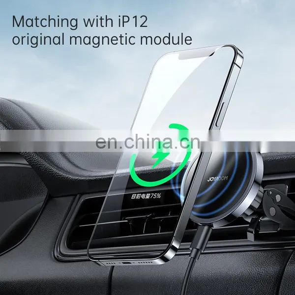 Joyroom Air Vent Mount 15W Phone Magnetic Car Wireless Charger For Car Magsafe Holder For Iphone 12 photo-6