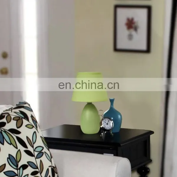 Chinese Good Item Student Reading Desk Lamps Cheap Custom Hotel Bedside Matte Purple Small Table Lamp for Gift photo-5