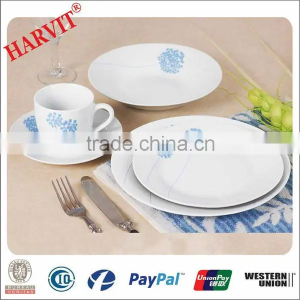 20pcs round dinner set / porcelain dinner set