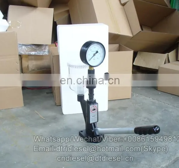 S60H Bosch Diesel Fuel Injector Injection Nozzle Tester With With 0-60 Mpa (0-600 Bar) Pressure Gauge in High Quality photo-3