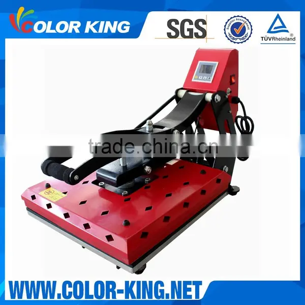 Fujian Colorking Semi Auto Open Heat Transfer Press Machine Cap Sublimation Hot Press Printing Press photo-2