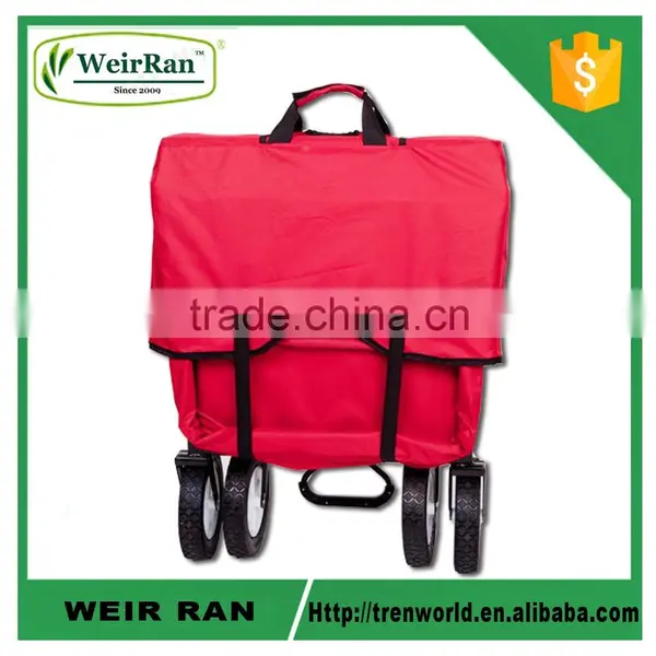 (73001) 150Lbs Foldable Cleaning Four Wheel Garden Cart