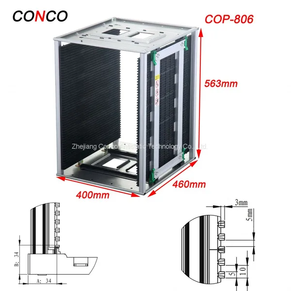 Smt Esd Pcb Magazine Rack 460*400*563mm photo-2