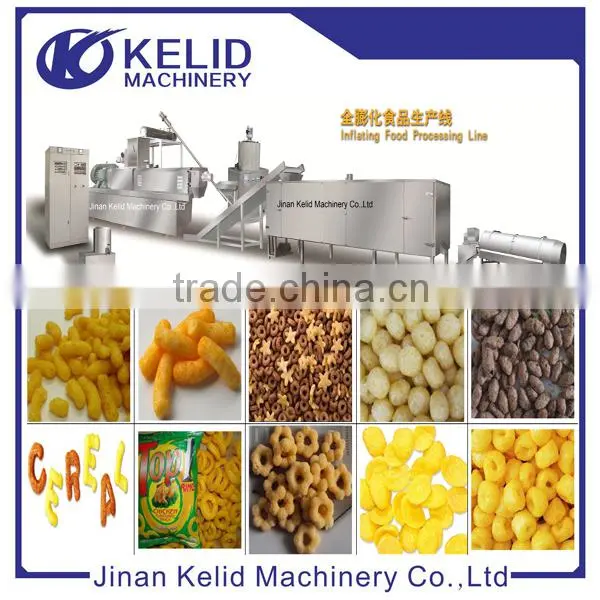 Mini Commericial Twin Screw Extruder Corn Snack Food Making Machine photo-5