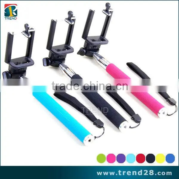 Phone Camera Bluetooth Aluminum Stick Selfie Monopod for Iphone photo-6