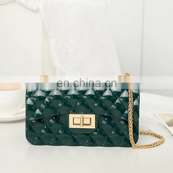 Womens Jelly Purse Rhinestone, Cross Body Womens Jell Pvc Jelly Purse Jelly Clutch Purse/ photo-4