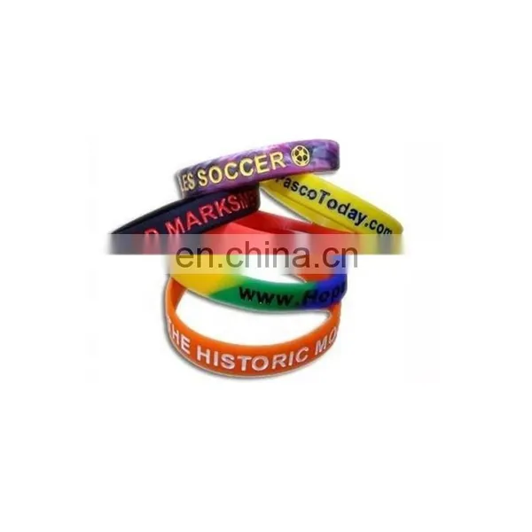 Colourful Round Silicone Power Bracelet With Custom Logo photo-2