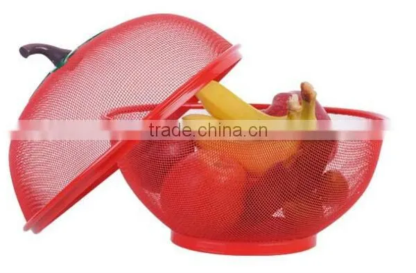 KH Steady Product Quality Cute Apple Shape Fruit Basket photo-4