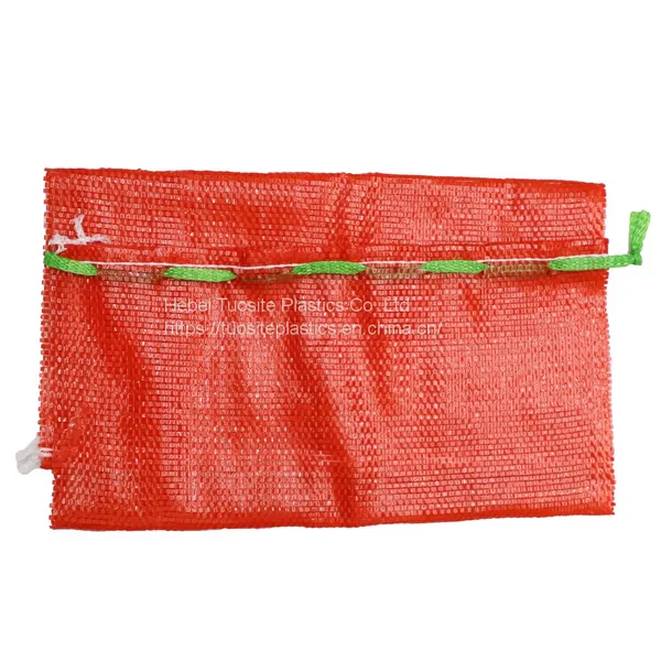 PP Plastic Tubular Mesh Bag/25kgs Mesh Net Sacks For Vegetables Packing photo-2