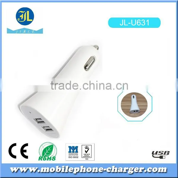 OEM Factory Direct Mobile Phone Charger Colorful Dual Usb Car Charger photo-4