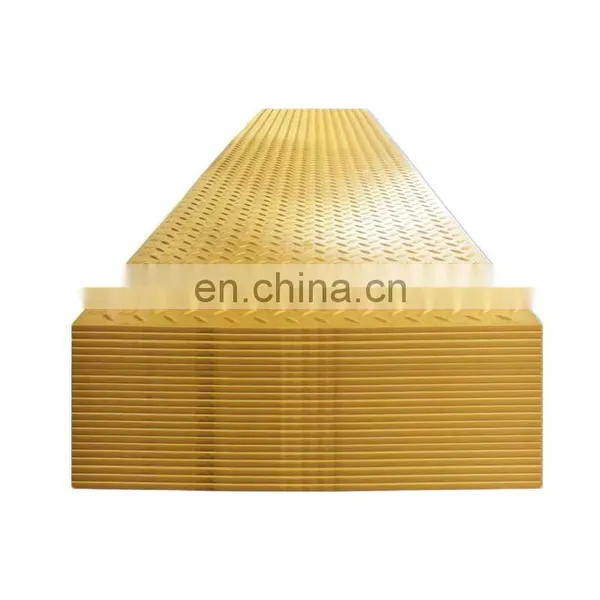 HDPE Uhmwpe Heavy Equipment Mats Anti-impact Temporary Walkway Over Grass Portable Uhmw pe Temporary Rod Mats photo-5