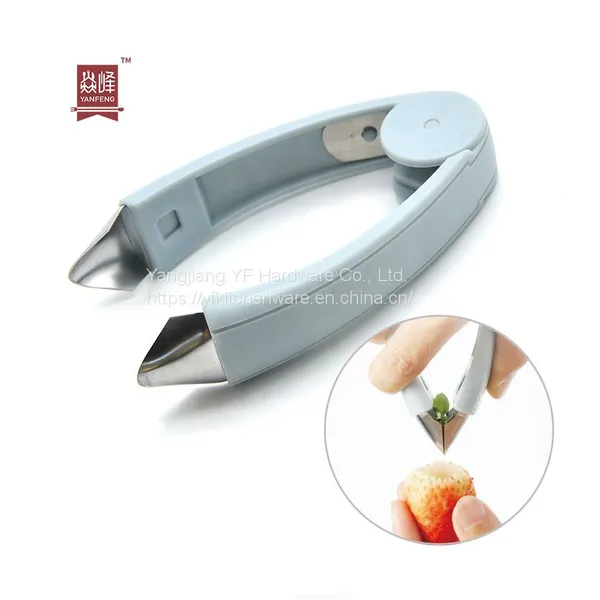 Kitchen Accessories Home and Kitchen Gadgets Multi Function Fruit & Vegetable Gadget Strawberry Huller Core Remover for Various Fruits