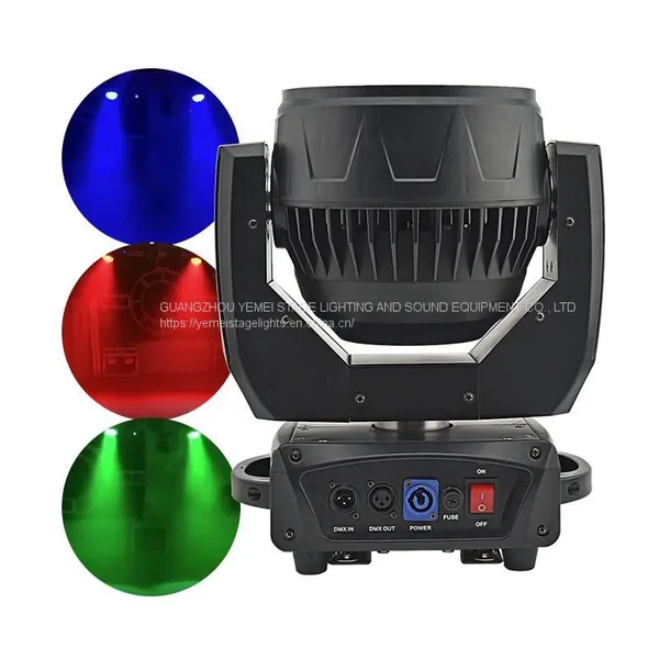 Factory Direct Sales 19Pcs 15W Stage Lighting for Dj Club 19*15W RGBW 4in1 Zoom Moving Head Wash Disco Light photo-2