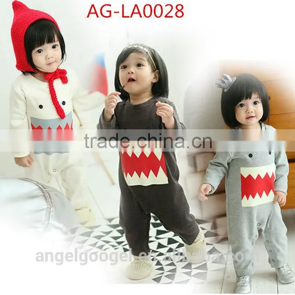 Korean Style Infant Rompers Baby Rompers Organic Cotton AG-LA0028