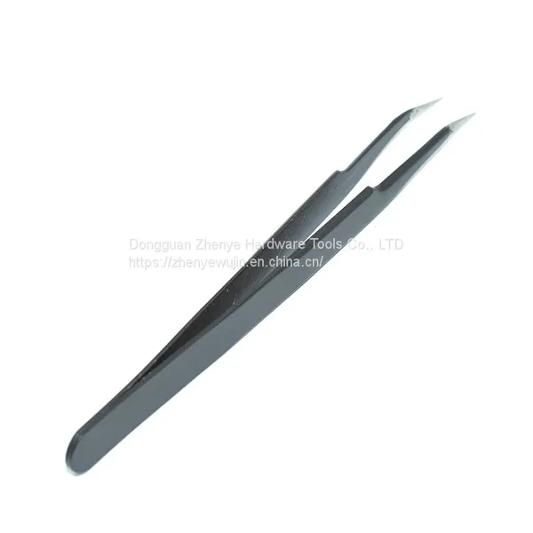 Curved Tip ST-17, ESD-17, Grafted Eyelashes, Bird's Nest Hair Picking Bell, Stainless Steel Anti-static Tweezers photo-5