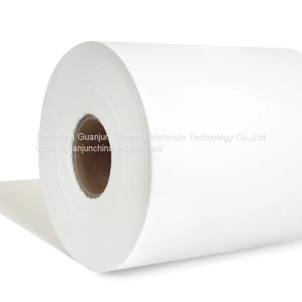 Woodpulp Laminated Spunlace Nonwoven Fabric Pearl Pattern