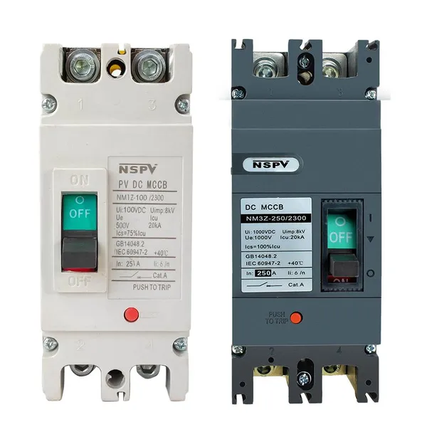 PV Solar System Electrical Molded Case Circuit Breaker DC MCCB in 1-4P photo-4