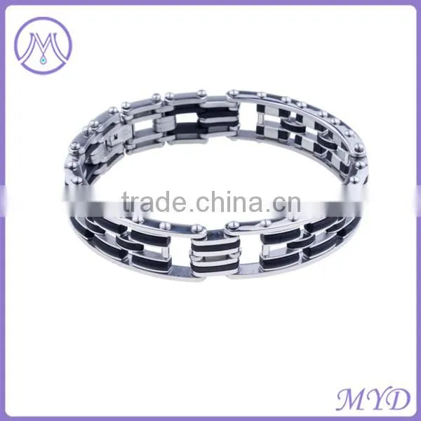 High Quality Vintage Mens Jewelry Stainless Steel Heavy Skull Bracelet photo-6