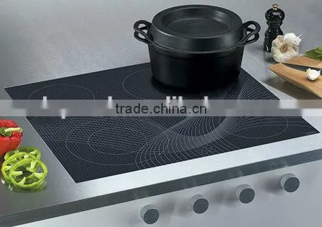 4mm Black Glass Ceramic/Durable Black Ceramic Plate photo-3