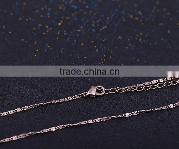 Wholesale Rare Coffee Gold Plated Flat Chain Jewelry Chain Decorative Chain Necklace photo-6