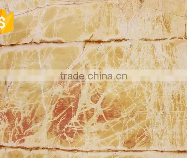Natural Polished Amarillo Trian Marble Stone photo-4