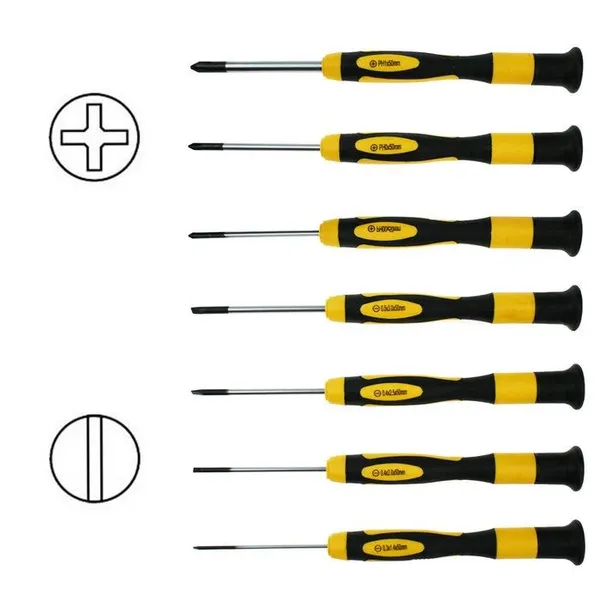 Precision Screwdriver Set 7 Pieces for Precision Mechanics @ Workiotools photo-2