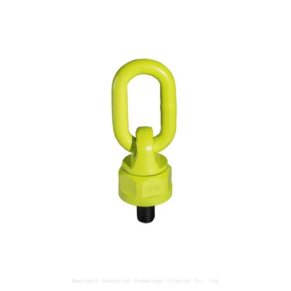 Customized CNC Machined High Load Steel Safety Engineered Swivel Hoist Ring M8 photo-2