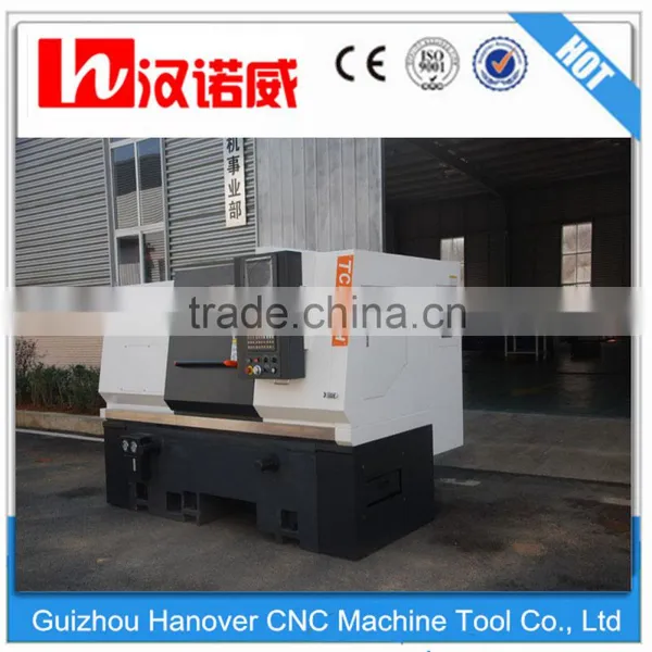 New Cnc Lathe Machine Metal Cutting Lathe for Sale TCK45H Heavy Duty Cnc Metal Processing Hobby Lathes Slant Bed 8'' Chuck photo-4