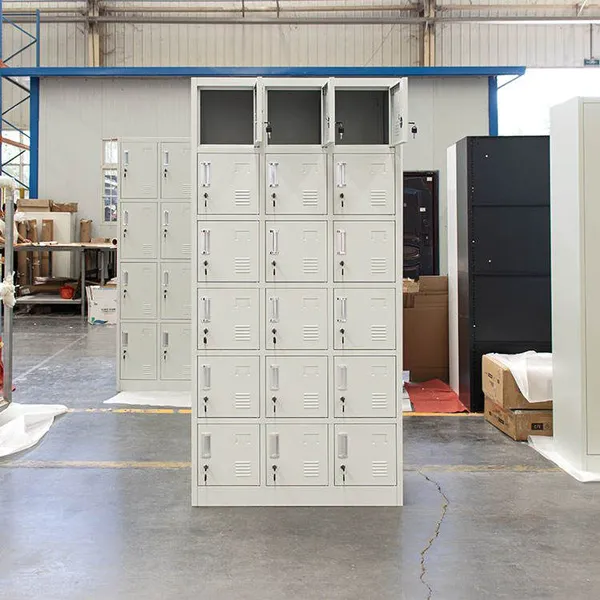 Modern 18-Door Metal Storage Locker photo-3