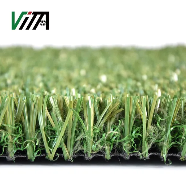 VITAGRASS Premium 30mm Non Infill Soccer Artificial Turf for Football Pitch photo-5