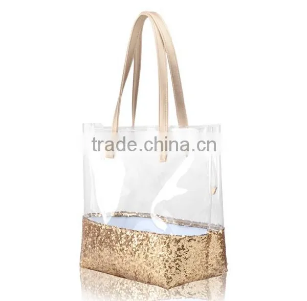 Ladies Transparent Handbag/pvc Tote Bag/pvc Waterproof Bag Quality Choice photo-6