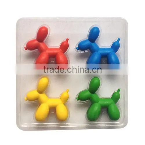 New Cute Balloon Dog Shaped Crayons Set for Kids Little Hands Drawing photo-2