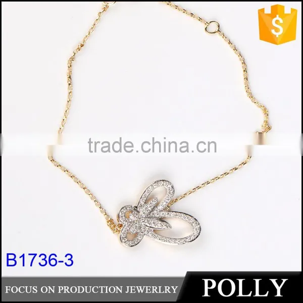 China Factory Wholesale 925 Sterling Silver Diamond and Gemstone Bracelet photo-4