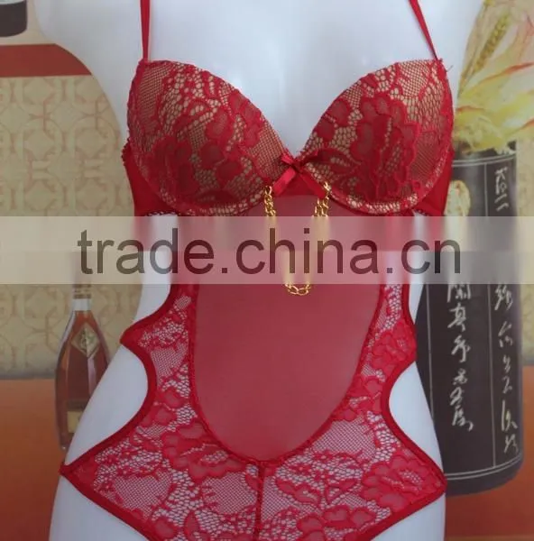 2016 Hot Sexy Elegant Ladies Lace Lingerie Baby Teddie /nightywear/bra Sets photo-2
