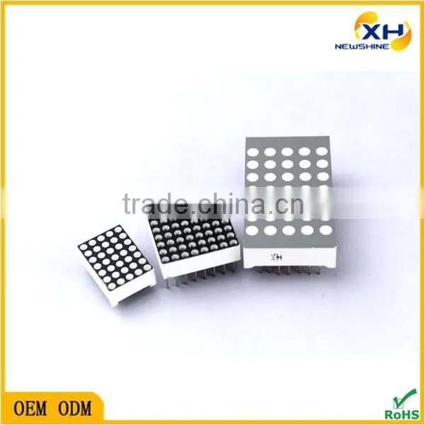 NEWSHINE Through Hole FND OEM/ODM LED 5*7 Dot Array, Dot Matrix Array Red