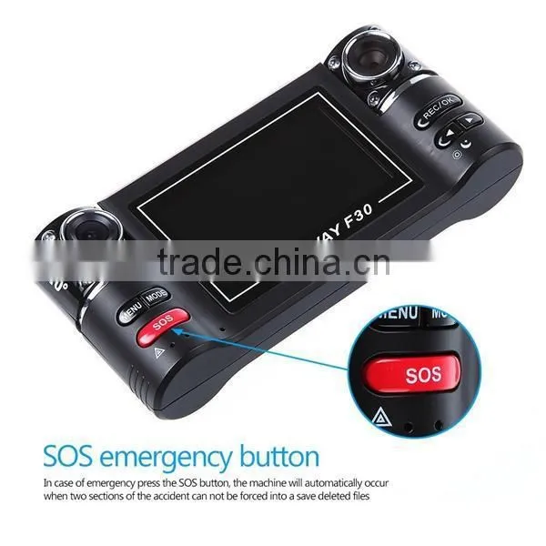 120 Degrees Car DVR Car Black Box F30 With Dual Lens 2.7" TFT LCD Screen Car Black Box photo-6